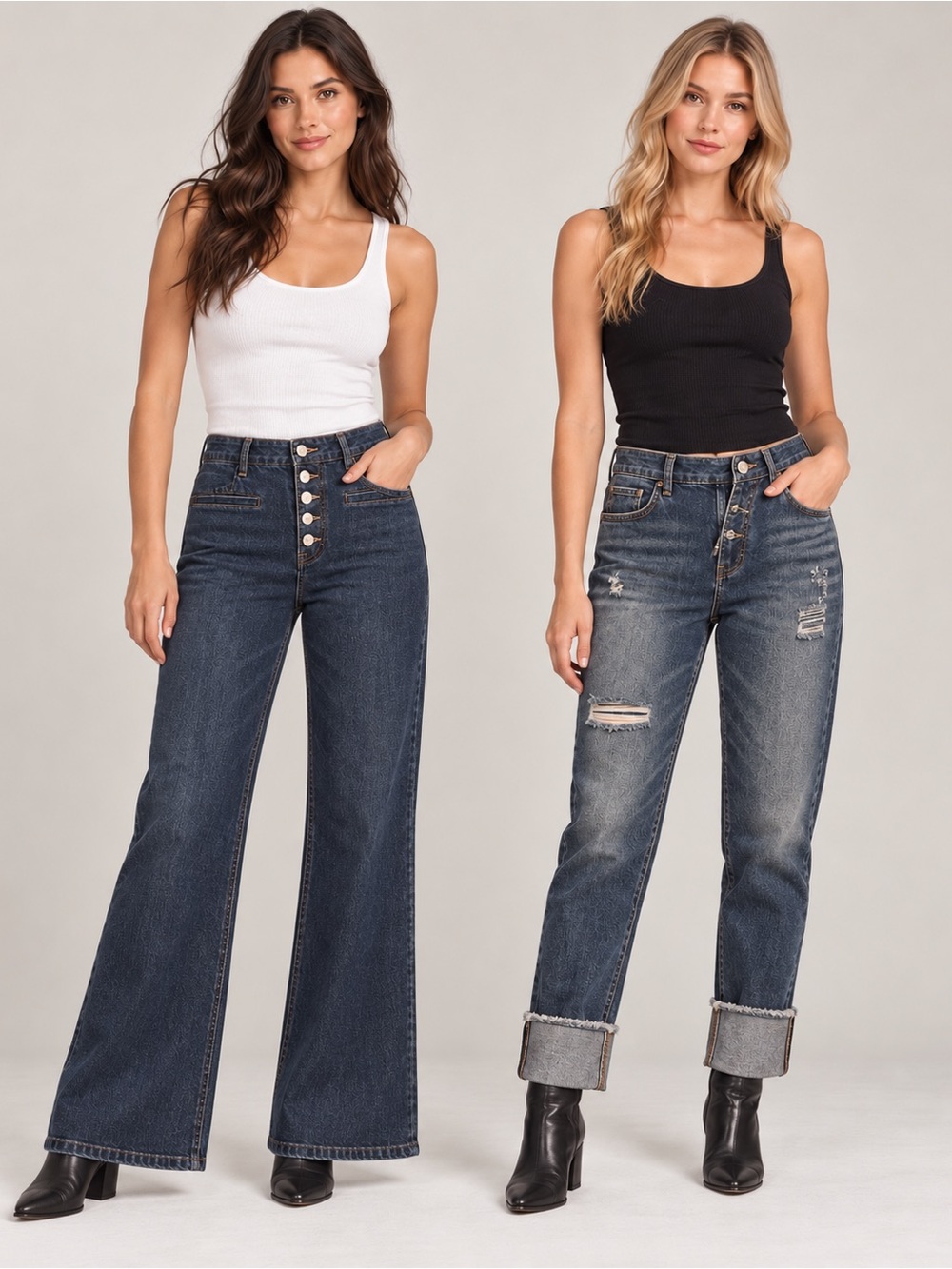(2) SHEIN 2x Jean Bundle